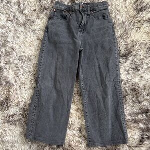 Madewell Charcoal Denim Pants